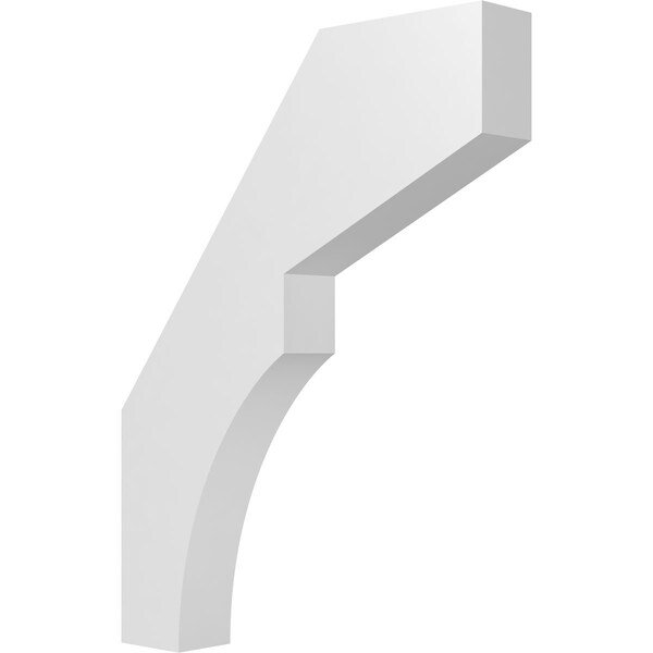 Ekena Millwork 3-in. W x 18-in. D x 24-in. H Monterey Architectural Grade PVC Knee Brace BRCP03X18X24MON - main